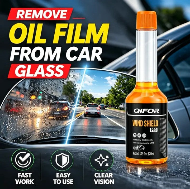 QIFOR Glass Cleaner Powerful Stain Remover