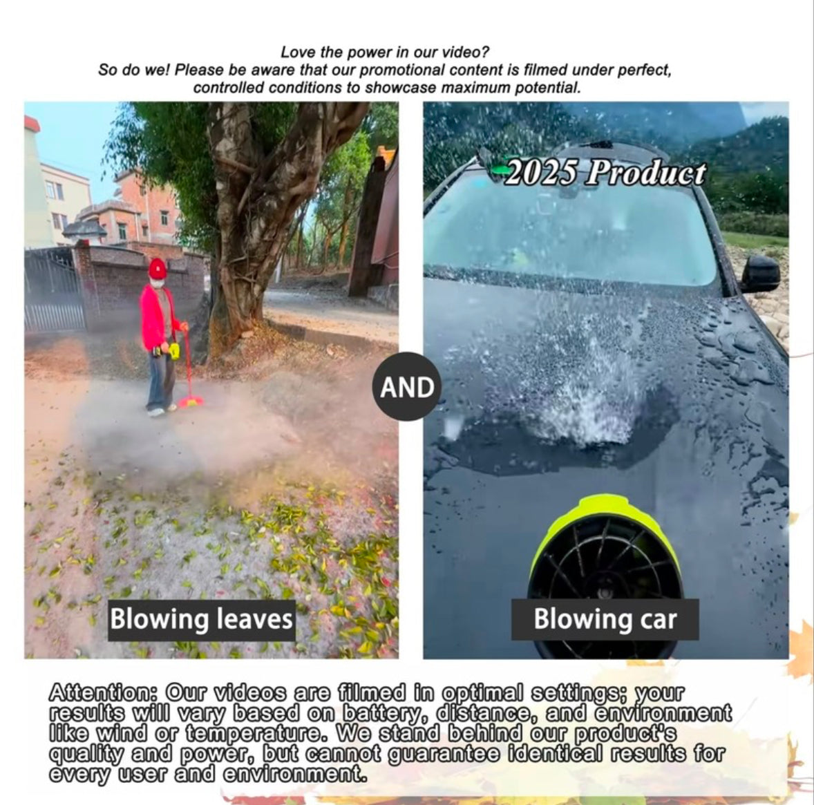SEESE Cordless Leaf Blower