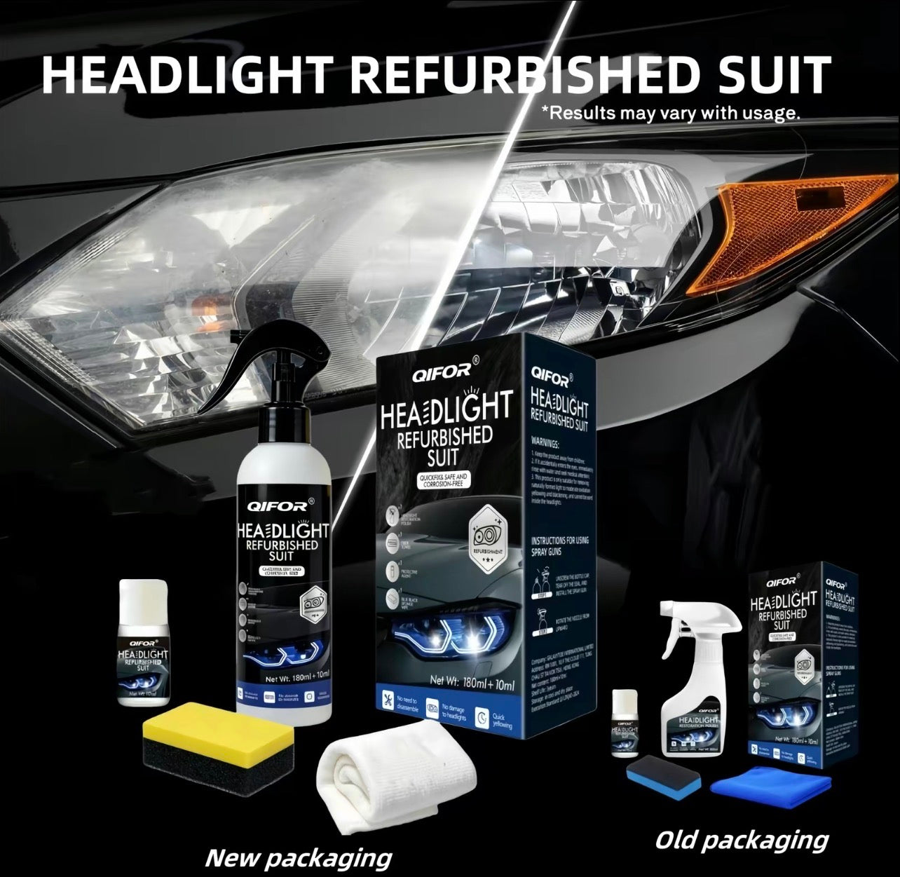 Automotive Headlight Restoration Fluid